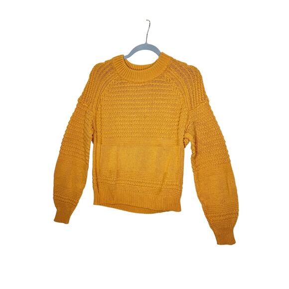 Universal Thread Sweater Women's Small Mustard Chunky Knit - Picture 1 of 5